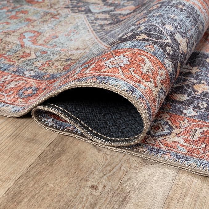 Bloom Rugs Washable Non-Slip 7 ft Runner - Image 6