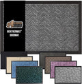 GORILLA GRIP 100% Waterproof All-Season WeatherMax Doormat 35x23, US Designed by GorillaGrip