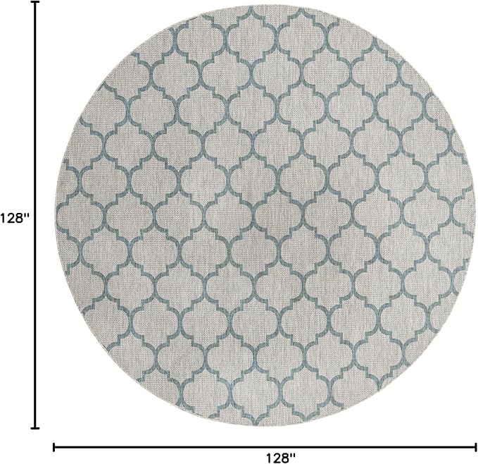 Unique Loom Outdoor Trellis Collection Area Rug - Image 2