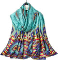 Fashion Scarves Scarf 100% Silk Feeling Scarf Silk Like Scarves Long by Myneiyi
