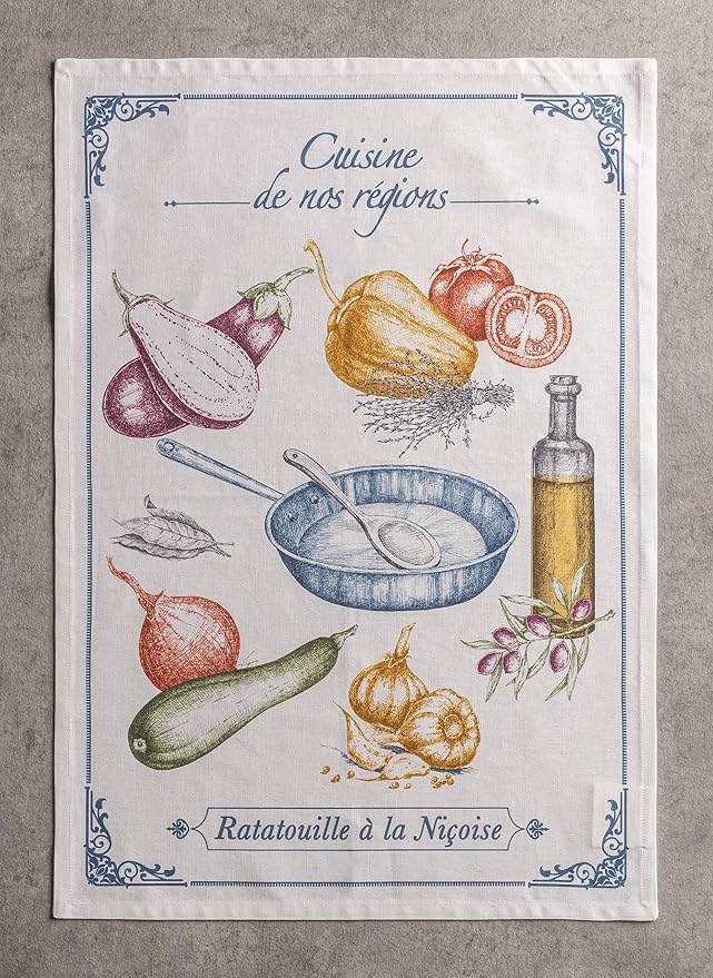 Maison d' Hermine Kitchen Towels Set of 3 100% Cotton 27.50" x 20" Reusable - Image 2