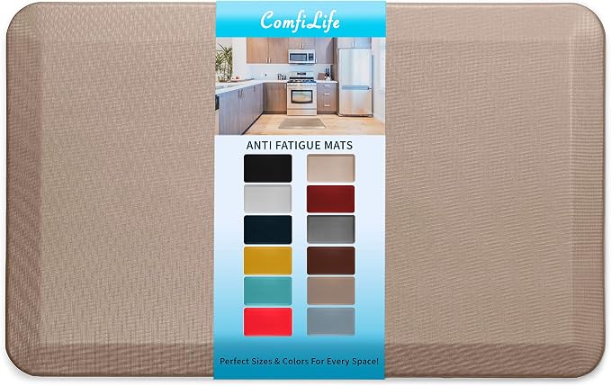 ComfiLife Anti Fatigue Floor Mat – 3/4 Inch Thick Kitchen Mats by ComfiLife
