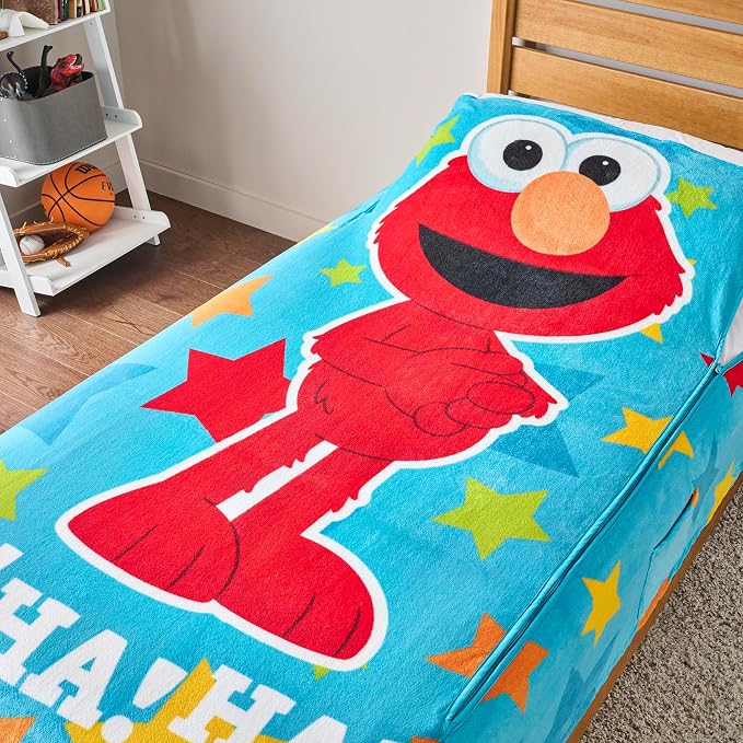 ZippySack Twin Bed Zip-Up Bedding – Super Soft Fleece Fitted Blanket by BleacherCreatures