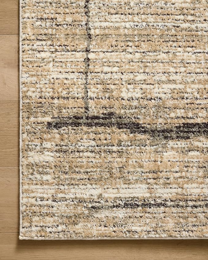 Loloi Jeremiah Brent Bleecker Collection BLE-05 Natural/Charcoal 9'-2" x 13' - Image 6