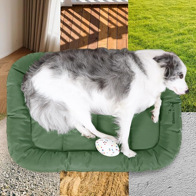 KHONSU PET Durable Dog Bed Tough and Tear Proof Dog Crate Bed, 800lbs Tear - Image 3