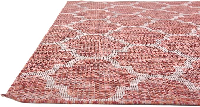 Unique Loom Outdoor Trellis Collection Area Rug - Image 8