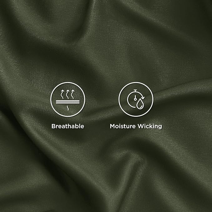 Bedsure Cooling Sheets Twin, Rayon Derived from Bamboo, Breathable & Soft Twin - Image 4