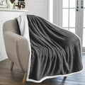 PAVILIA Sherpa Fleece Throw Blanket by PAVILIA