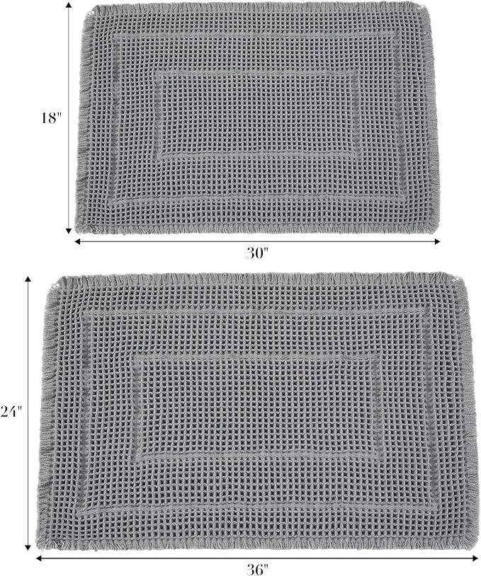 Bathroom Floor Mat, Boho Bathroom Mat, Super Absorbent Bath Rug, Non Slip - Image 2