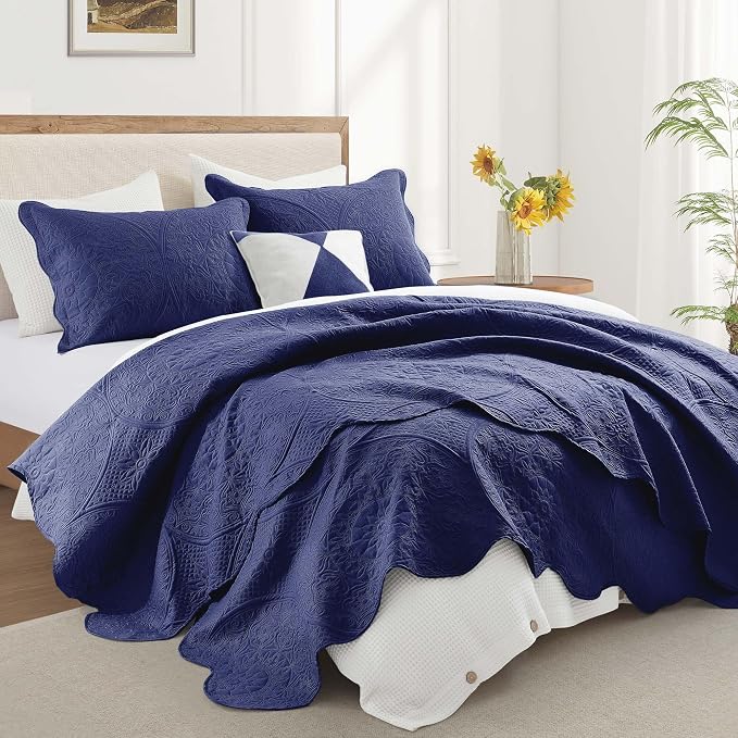 IR Imperial Rooms 8 Pack Quilt King Size Bedding - Image 3