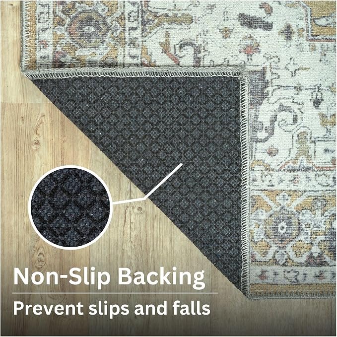 Bloom Rugs Washable Non-Slip 12 ft Runner - Image 8