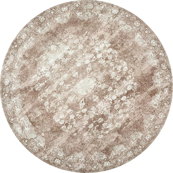 jinchan Round Rug 5ft Area Rug - Image 8