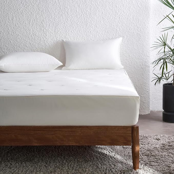 Simple&Opulence Cooling Quilted Mattress Pad – Fitted Sheet Mattress Protector - Image 2