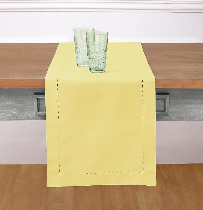 Solino Home Yellow Table Runner 48 Inches by SolinoHome