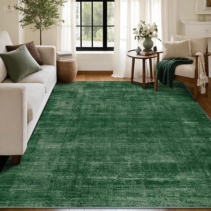 Kokia Abstract Area Rugs 9x12 Bedroom Washable Decor Low Pile Non-Slip - Image 9
