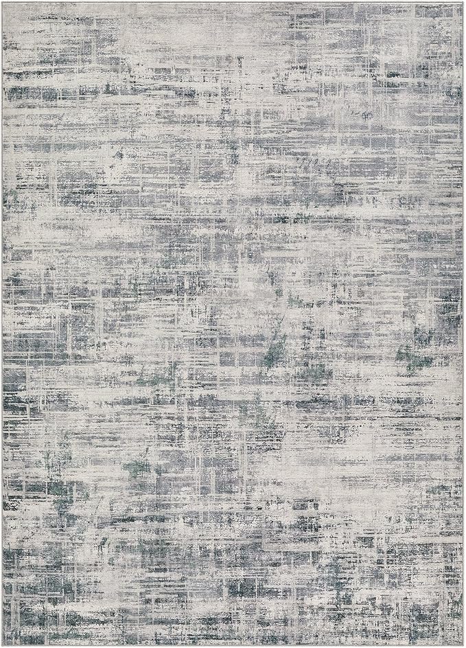 Area Rug for Living Room: 6x9 Washable Neutral Abstract Modern Soft Rugs Non - Image 9