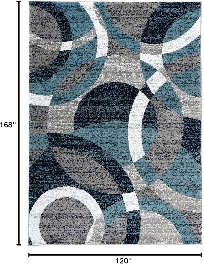 Rugshop Contemporary Abstract Circles Perfect - Image 2
