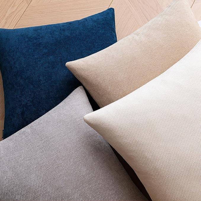 a moment Pack of 2 Decorative Chenille Throw Pillow Covers - Image 7