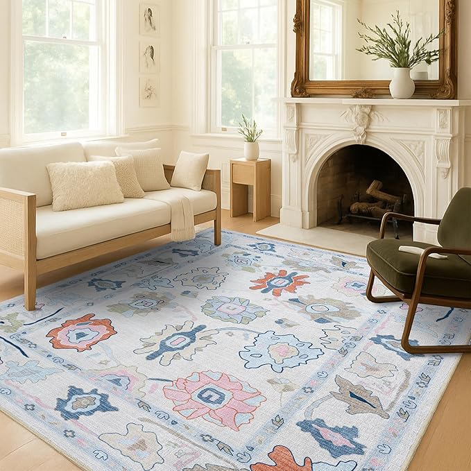 Fame Living Cream Oushak Rug, Extra Large Area Rugs by FameLiving%7COushakRugs