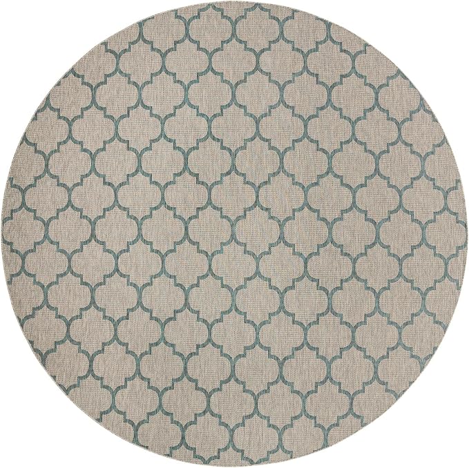 Unique Loom Outdoor Trellis Collection Area Rug - Image 2