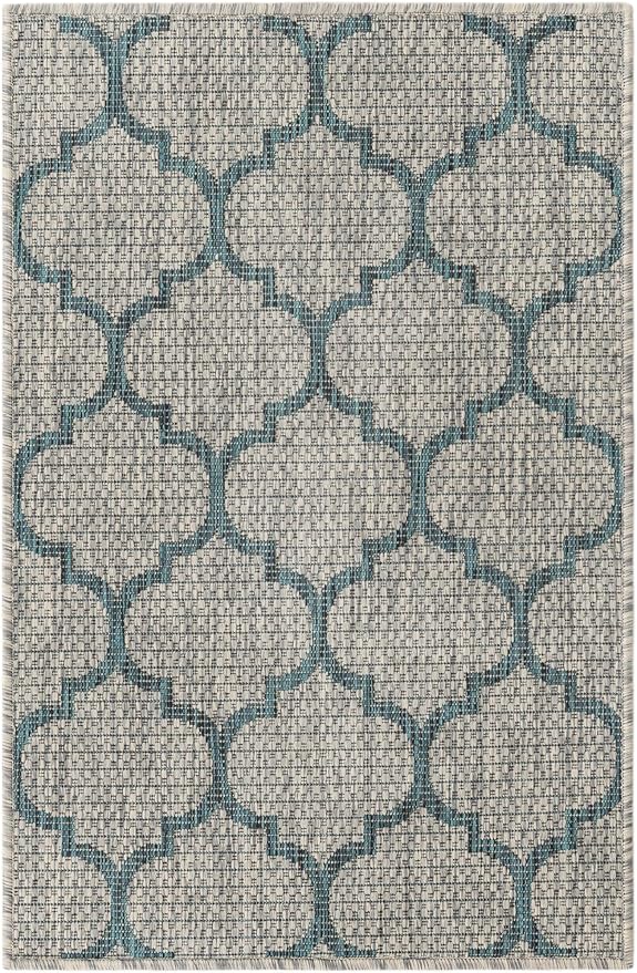 Unique Loom Outdoor Trellis Collection Area Rug - Image 3