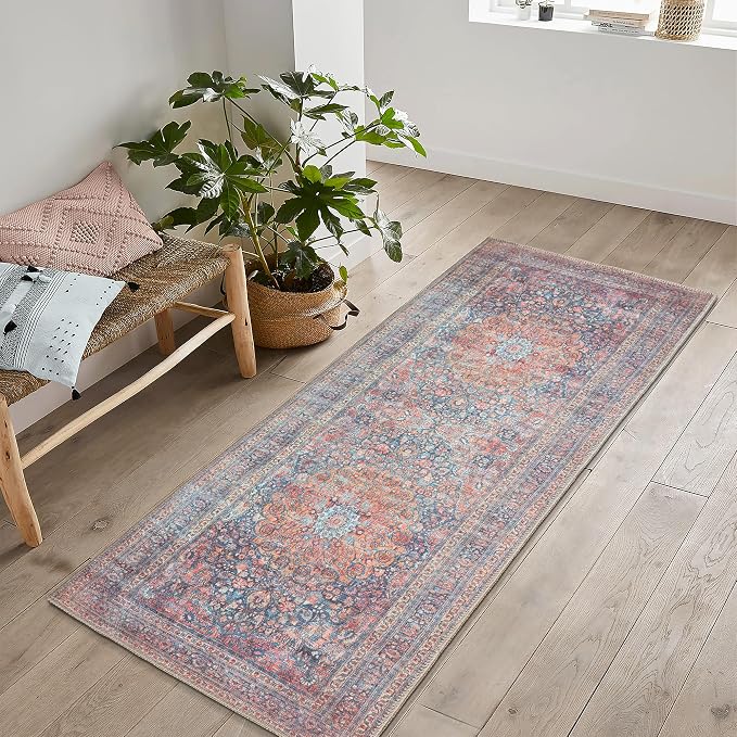 Bloom Rugs Washable Non-Slip 7 ft Runner by BloomRugs