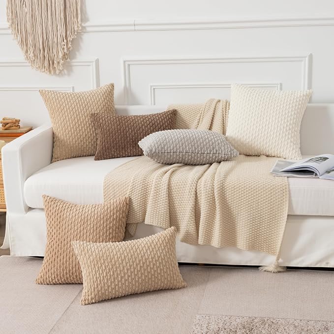 Kevin Textile 12x20 Inch Pillow Cover 1 Pack Boho Decorative Soft Striped - Image 7