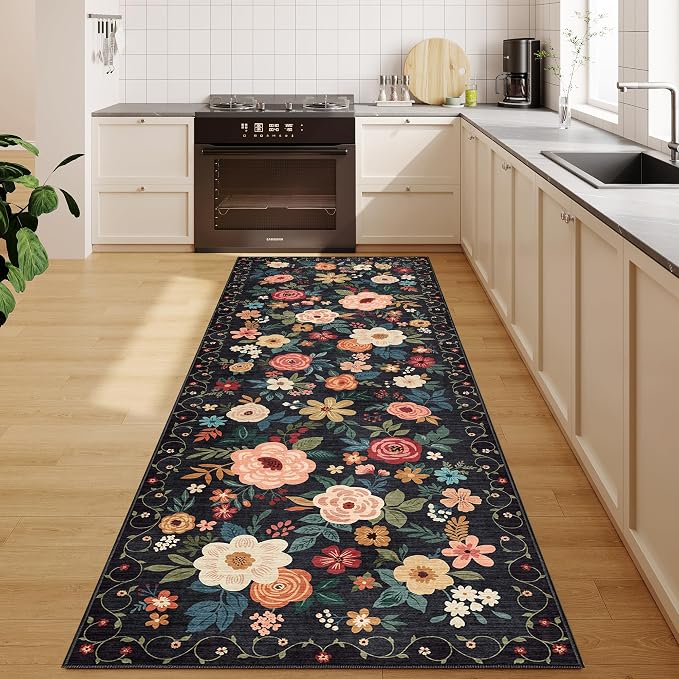 DUKINO 2x6 Runner Rug for Hallway, Washable Kitchen Runner Rug - Image 5