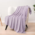 PAVILIA Lavender Purple Throw Blanket by PAVILIA