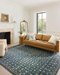 Loloi Rifle Paper Co. Eden Collection EDE-03 Lattice Indigo 2'-6" x 7'-6" by Loloi