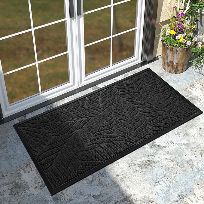 Yimobra 47x24 Large Door Mat Outdoor Indoor, All-Season Waterproof Door Mat by Yimobra