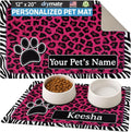 Drymate Personalized Pet Bowl Placemat, Custom Dog & Cat Food Feeding Mat by Drymate