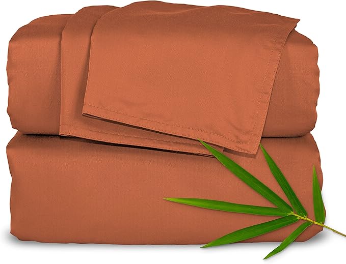 Pure Bamboo King Sheets, Genuine 100% Organic Viscose Derived from Bamboo Bed by PureBamboo