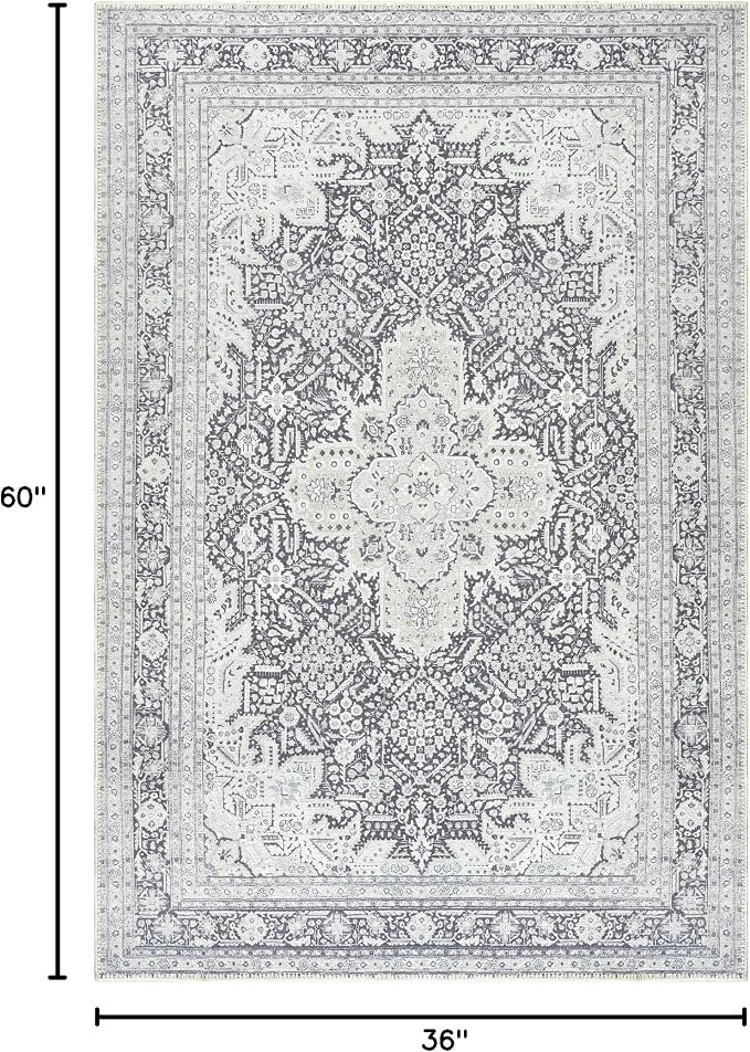 Bloom Rugs Washable Non-Slip 3' x 5' Rug - Image 2