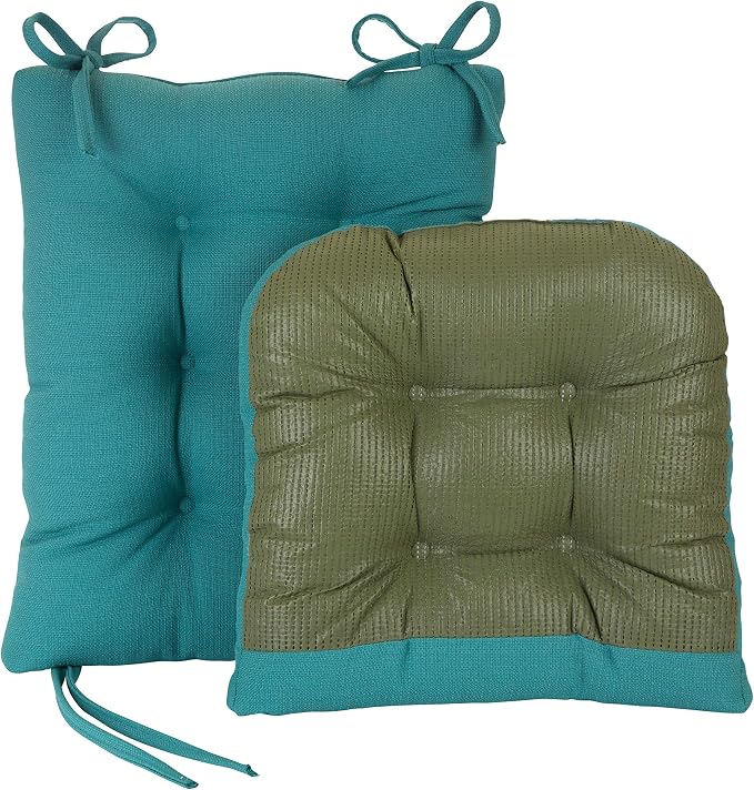 Klear Vu Omega Non-Slip Rocking Chair Cushion Set, Assembled in USA, Thick - Image 3