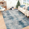 5x7 Area Rugs for Living Room: Washable Rug Modern Abstract Neutral Soft Rugs by LOSBULAKE