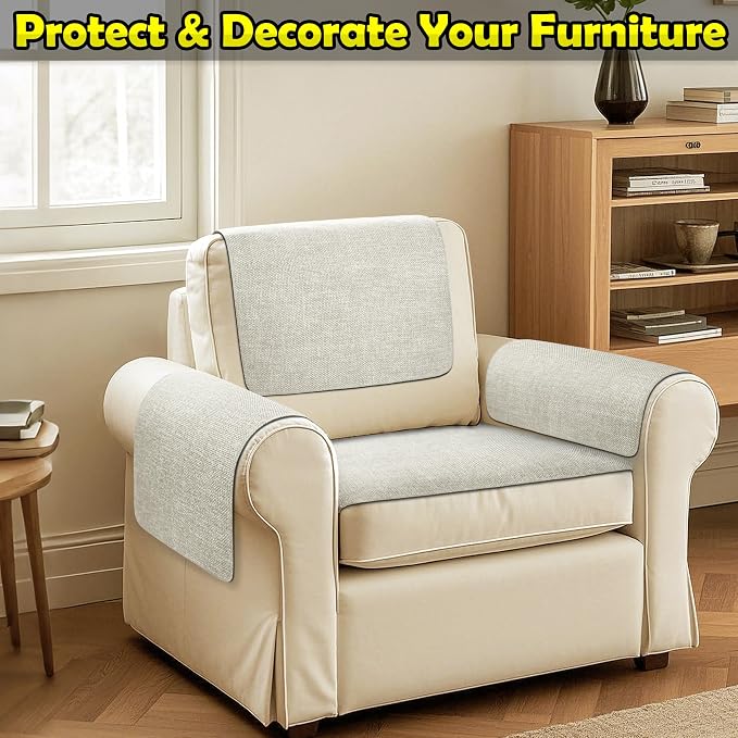 Couch Arm Covers, Waterproof Armrest Cover - Image 2