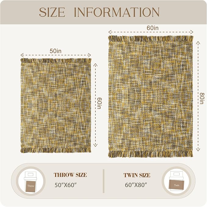Multi-Color Gold Cable Knitted Throw Blanket - Image 9