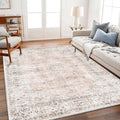Area Rug 6'x9' Washable Vintage Traditional Floor Cover Thin Retro Kitchen by CHAMPLANT