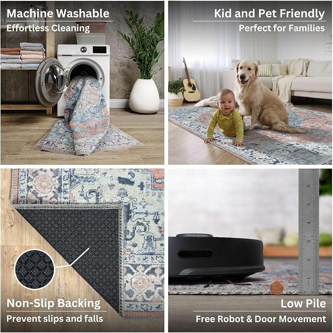 Bloom Rugs Washable Non-Slip 3' x 5' Rug - Image 4