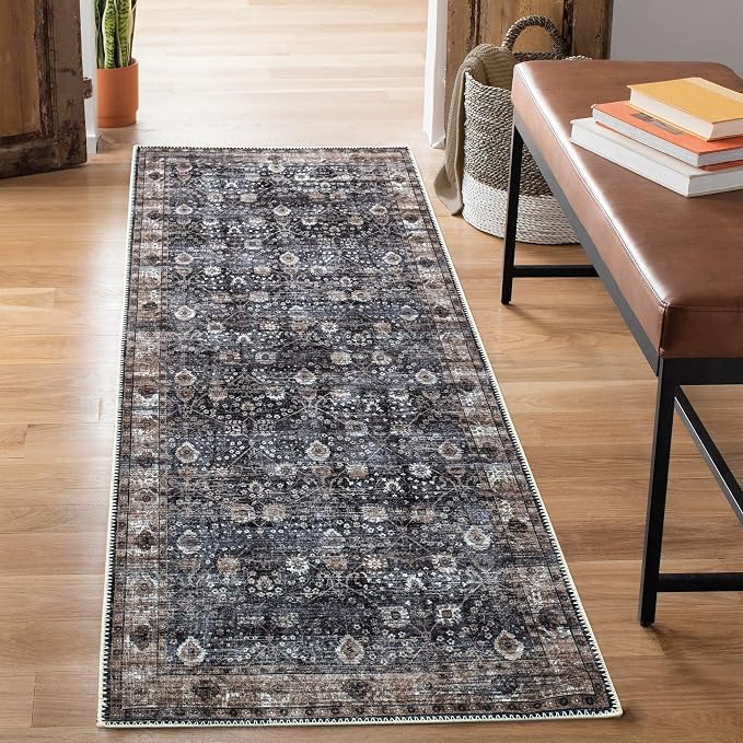 Bloom Rugs Washable Non-Slip 7 ft Runner by BloomRugs