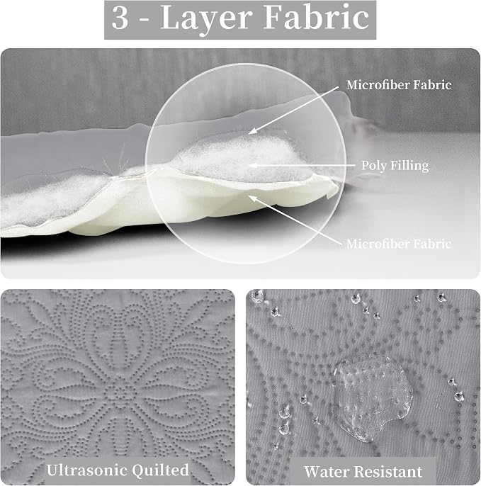 Easy-Going King Size Reversible Quilt Set - Image 5