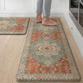 GENIMO Kitchen Mats for Floor 2PCs, Washable Anti Fatigue Mat for Cushioned by GENIMO