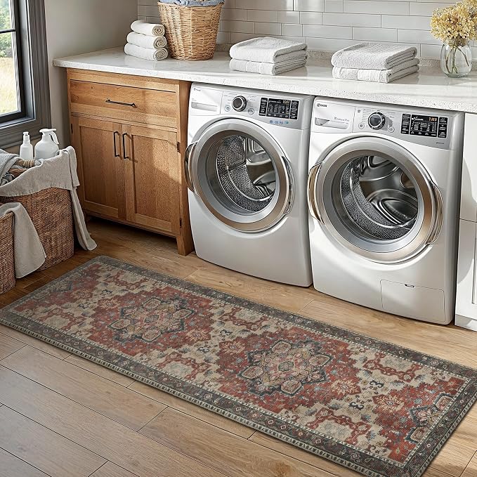 GENIMO Kitchen Mats for Floor 2PCs, Washable Anti Fatigue Mat for Cushioned - Image 6