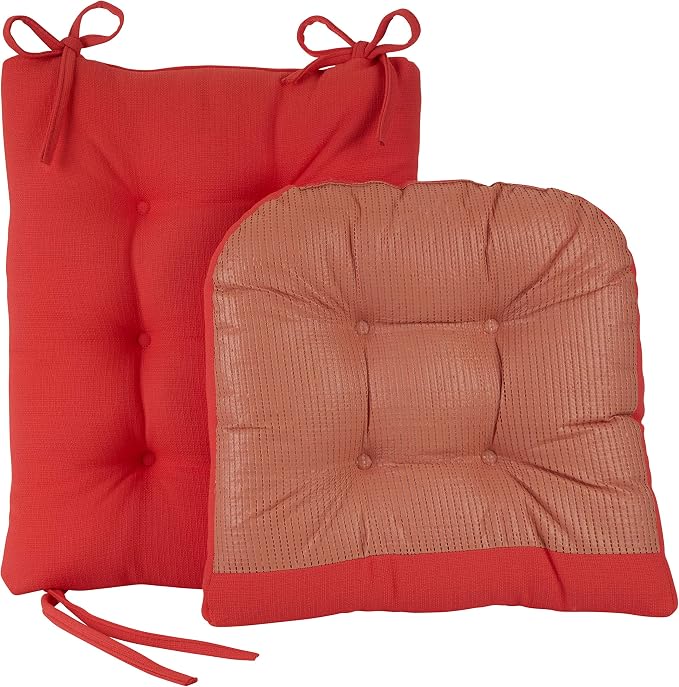 Klear Vu Omega Non-Slip Rocking Chair Cushion, Assembled in USA, Thick Tufted - Image 3