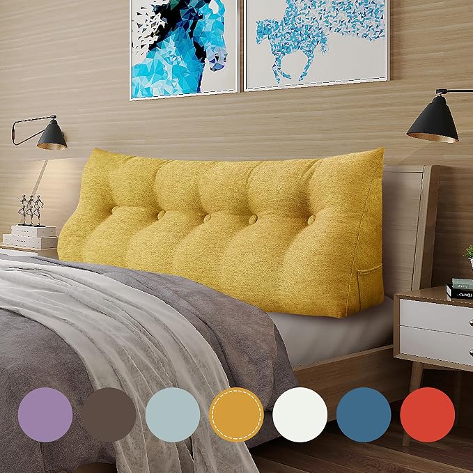 Wedge Headboard Pillow Dorm Room Reading Pillow Back Support - Image 5