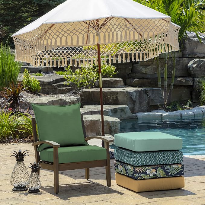 Arden Outdoor Deep Seat Cushion Set, 22 in x 24 in, Weather-Proof, Rain-Proof - Image 7