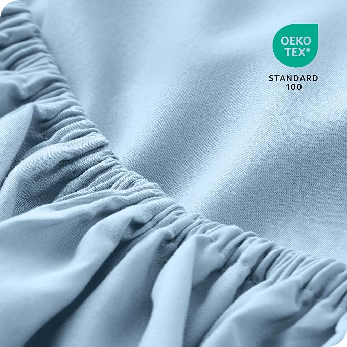 Bare Home 2-Pack Fitted Bottom Sheets Split King - Image 5
