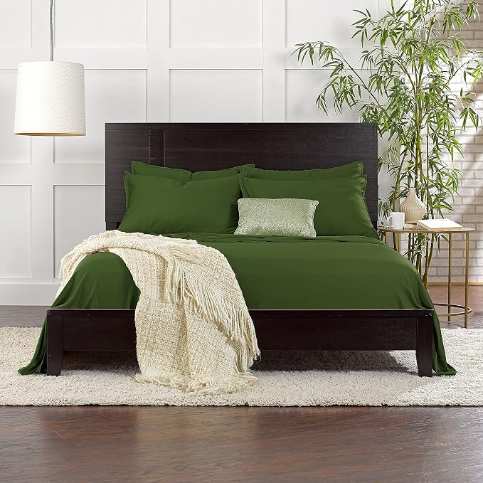 Pure Bamboo Full Sheets, Genuine 100% Organic Viscose Derived from Bamboo Bed - Image 6