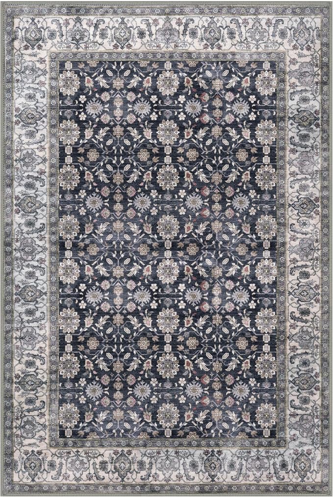 KUTA Vintage 8x10 Area Rugs for Living Room, Washable Large Rug for Bedroom 8ft - Image 8